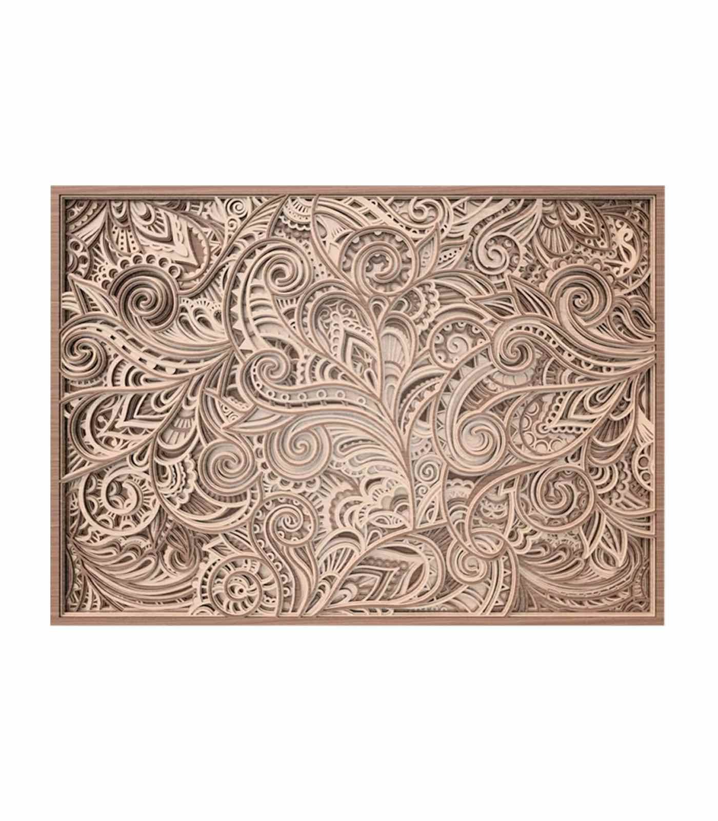 Enhance your space with the delicate charm of our "Flowers of Elegance" Layered Wooden Art. This exquisite piece, featuring intricate floral designs in layered wood, adds a touch of natural sophistication and serenity to any home décor.