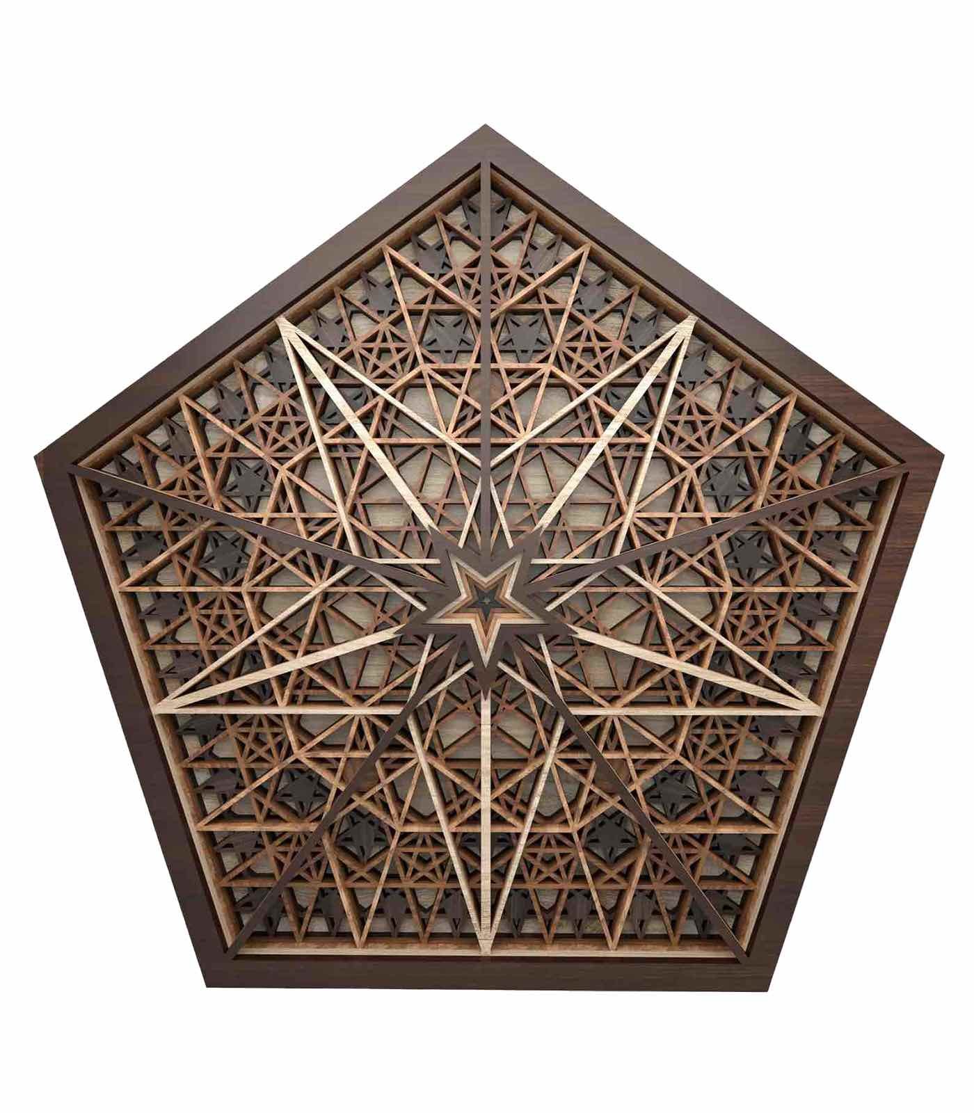 Multilayered-Wood-Pentagon-Wall-Art-product-picture-Natural-wood-colors