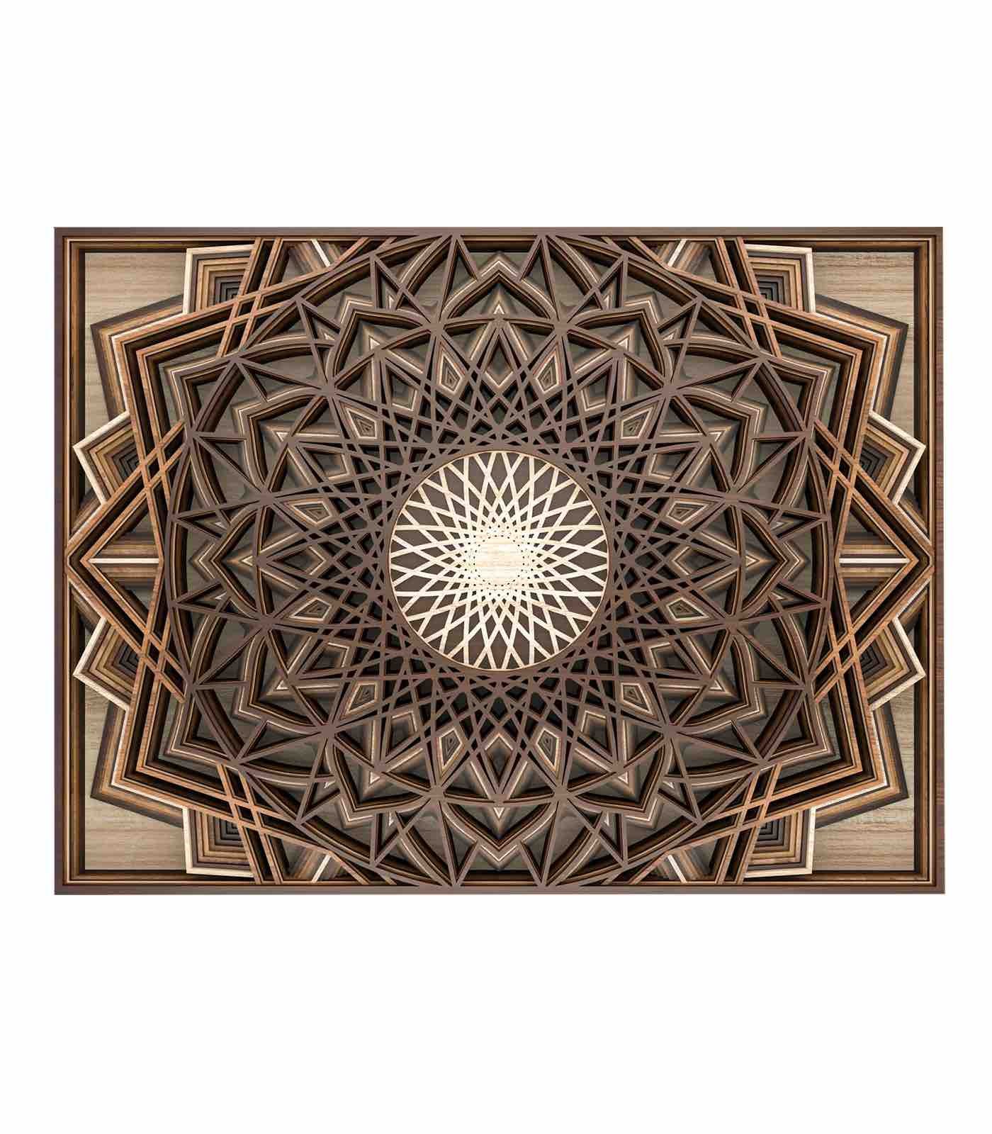 Sunflower-Sacred-Geometry-Wall-Art-Product-picture